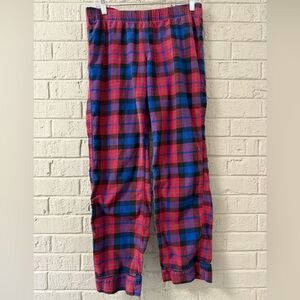 J. Crew Plaid Red and Blue Pajama Pants. Small. GUC. 100% Cotron